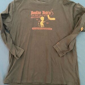 Reptile Graphic Long Sleeve Shirt - Black